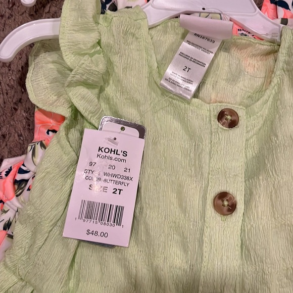 Adorable new 2t dress little lass - Picture 2 of 4